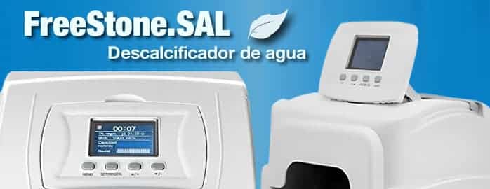 descalcificador de sal display